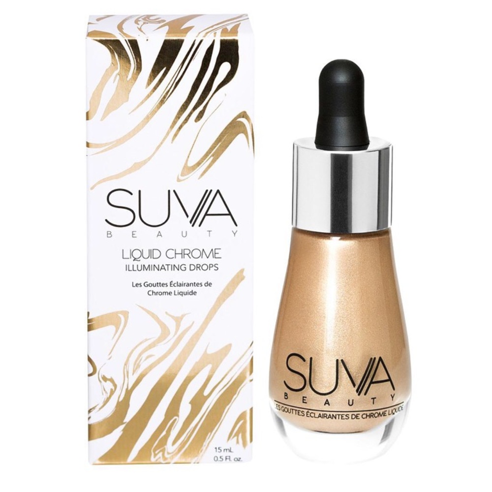 Suva Beauty Liquid Chrome Illuminating Drops New